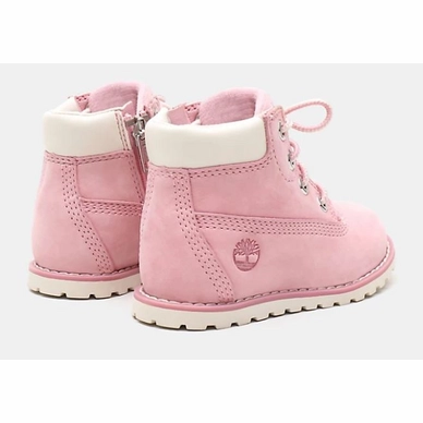 Timberland Pokey Pine 6 Inch Boot Side Zip Light Pink Nubuck Kleinkinder Fashionschuh